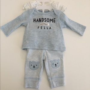 Carter’s Baby Boy Three piece Preemie Outfit
